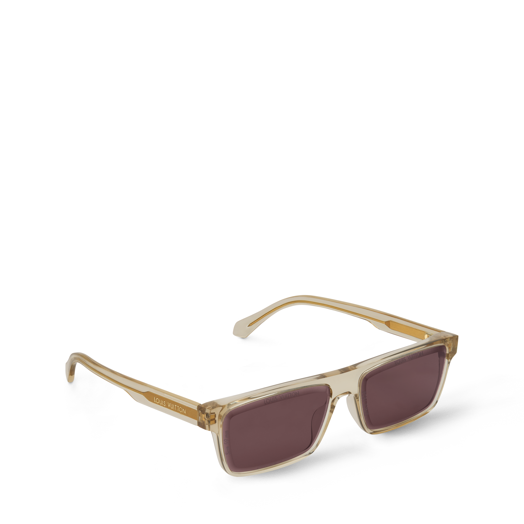 LV Super Vision Daily Low Square Sunglasses S00 - New - For Men